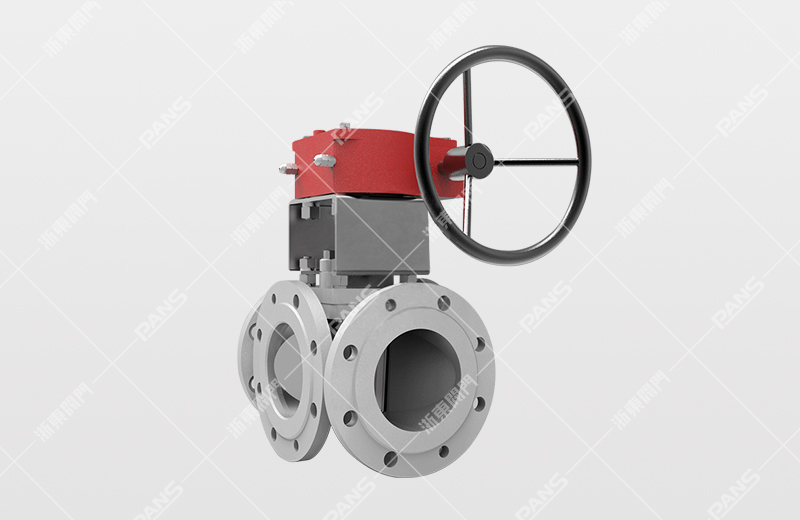 Four-way clamp sleeve seals plug valve