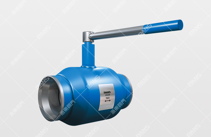 Handle type fully welded ball valve