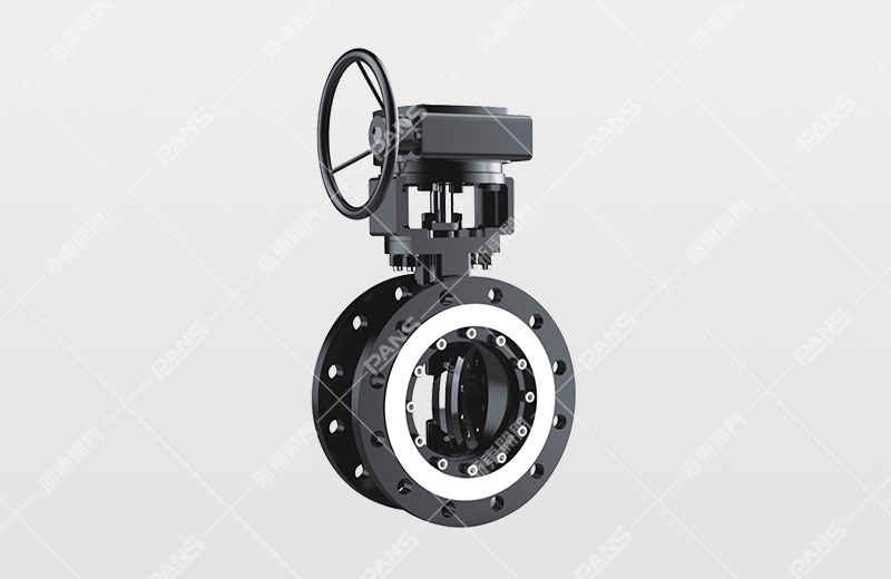 Triple eccentric hard seal butterfly valve